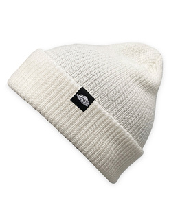 GONGA RIB BEANIE WHITE black tag