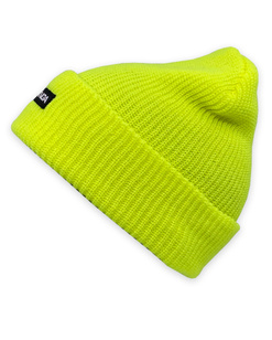 GONGA RIB BEANIE YELLOW FLUO box