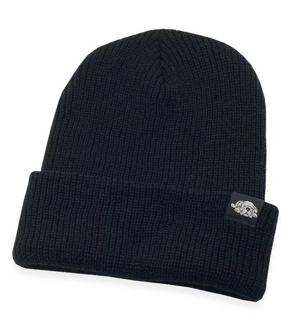 GONGA RIB BEANIE CHARCOAL black tag