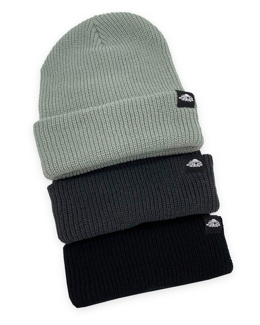 GONGA RIB BEANIE CHARCOAL black tag