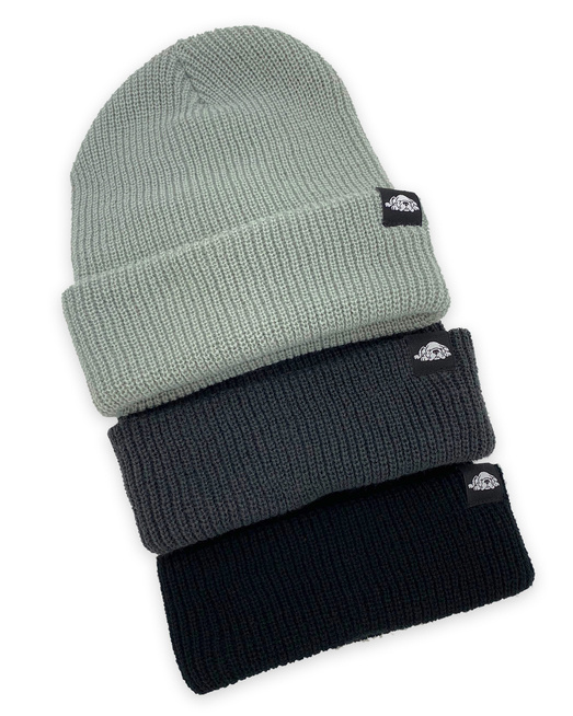 GONGA RIB BEANIE CHARCOAL black tag