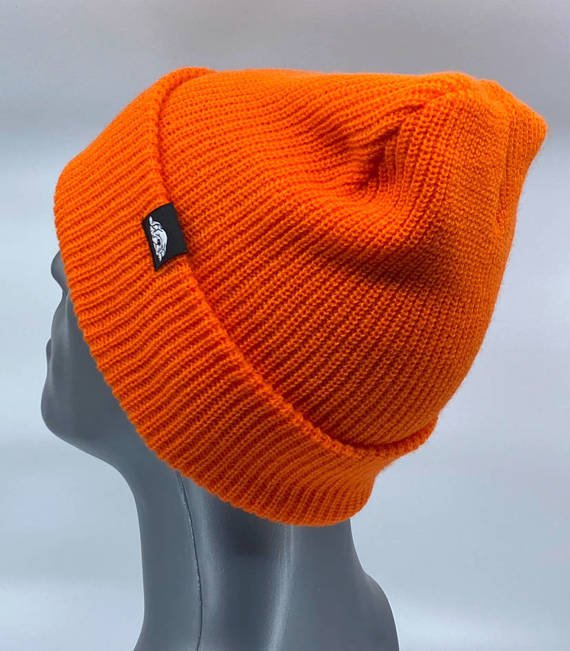 GONGA RIB BEANIE ORANGE black tag