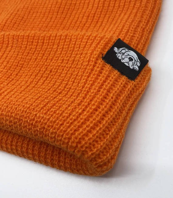 GONGA RIB BEANIE ORANGE black tag