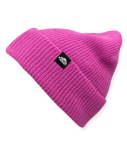 GONGA RIB BEANIE Pink black tag