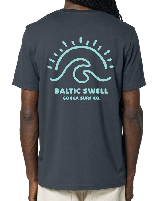 Gonga Surf - Baltic Swell Pastel Mint India Ink