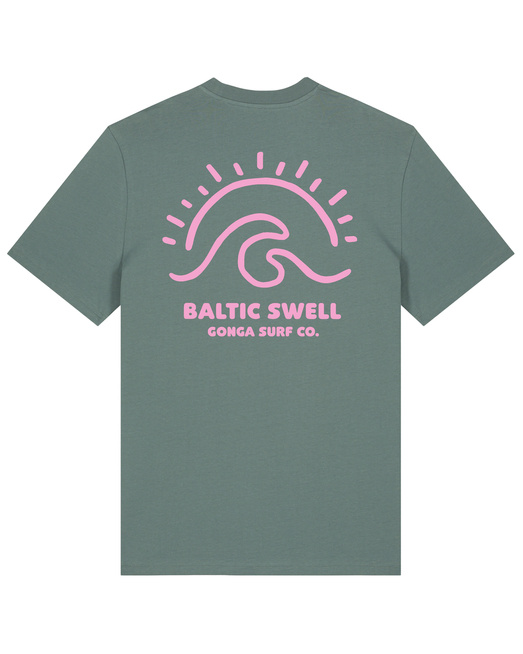 Gonga Surf - Baltic Swell Pink Green Bay