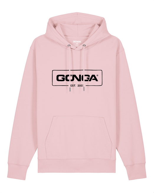 Gonga Surf - Bluza Logo Black Cotton Pink