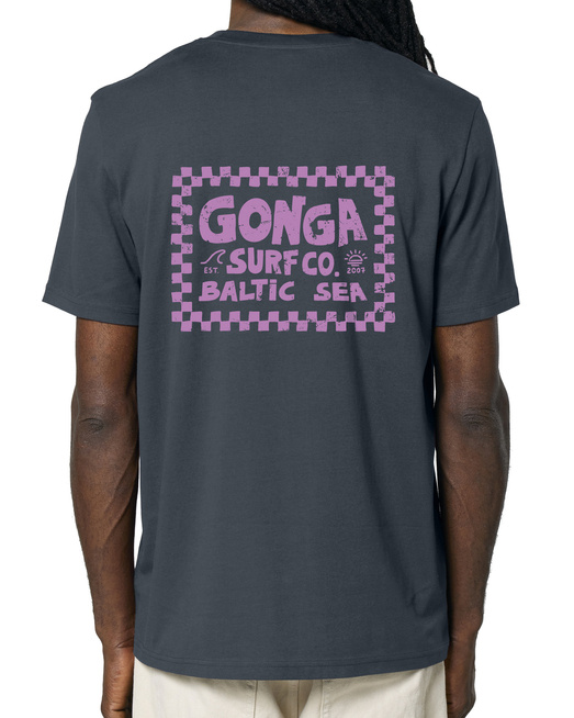 Gonga Surf - Chequer Pink India Ink