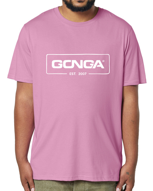 Gonga Surf - Logo White Bubble Pink