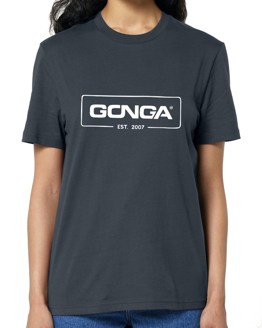 Gonga Surf - Logo White India Ink