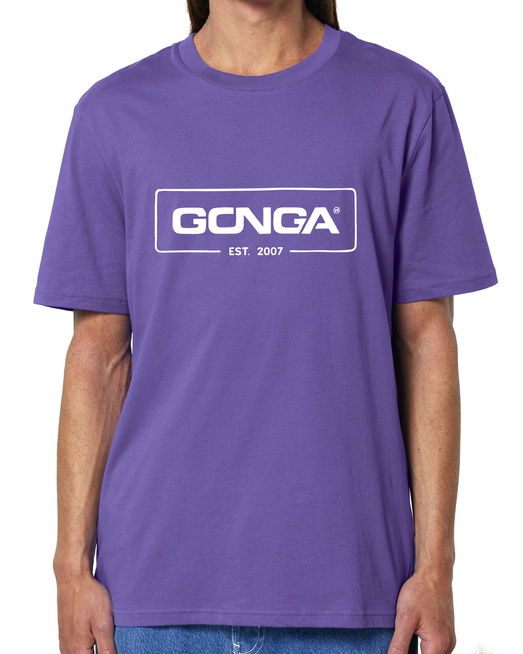 Gonga Surf - Logo White Purple