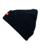 GONGA RIB BEANIE BLACK  red box