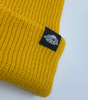 GONGA RIB BEANIE GOLDEN YELLOW black tag