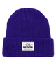 GONGA RIB BEANIE PURPLE white