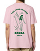 Gonga Surf - Balance Bottle Green Cotton Pink