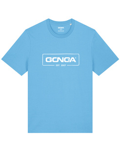 Gonga Surf - Logo White Aqua Blue