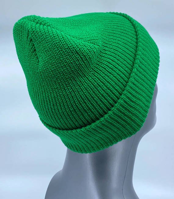 GONGA RIB BEANIE CELTIC GREEN white