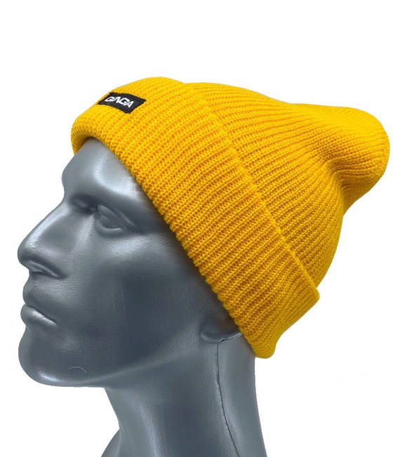 GONGA RIB BEANIE GOLDEN YELLOW box