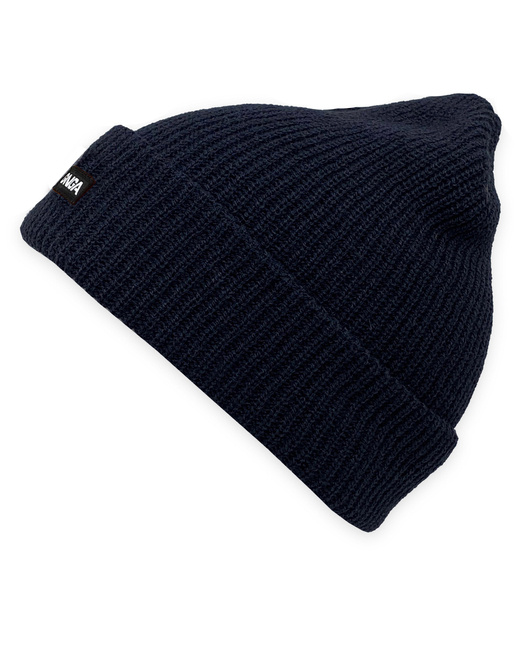 GONGA RIB BEANIE Navy Black box