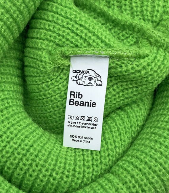 GONGA RIB BEANIE ORANGE box