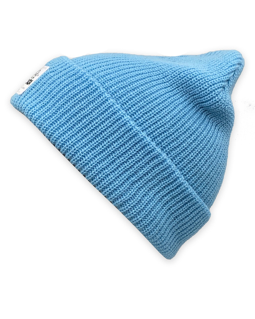 GONGA RIB BEANIE SKY white