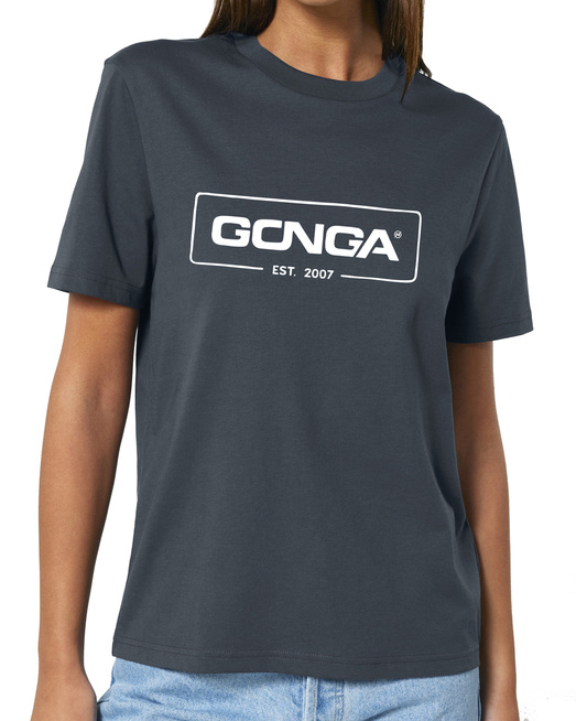 Gonga Surf - Logo White India Ink