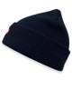 GONGA RIB BEANIE BLACK  red box