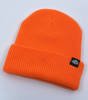 GONGA RIB BEANIE ORANGE FLUO black tag