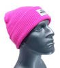 GONGA RIB BEANIE PINK white