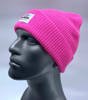 GONGA RIB BEANIE PINK white