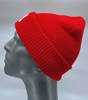 GONGA RIB BEANIE RED white