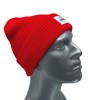 GONGA RIB BEANIE RED white