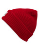 GONGA RIB BEANIE RED white