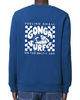 Gonga Unisex Crewneck Regular Fit Feeling Swell Majorelle Blue