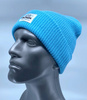 GONGA RIB BEANIE SKY BLUE white