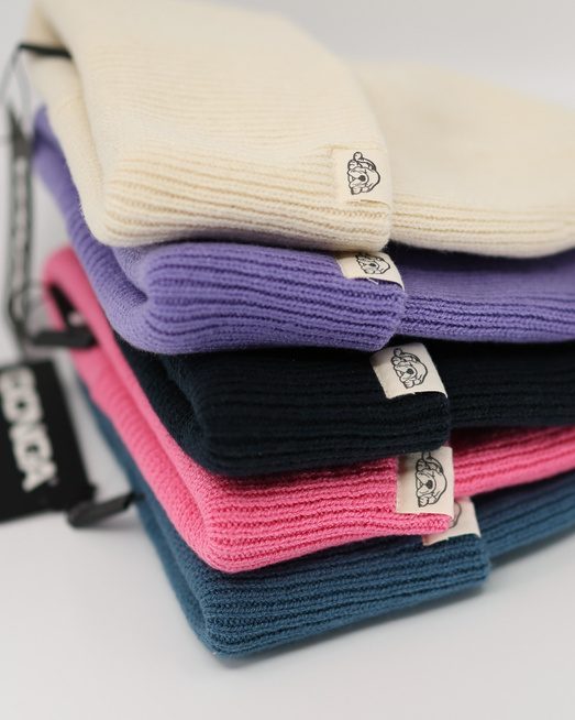 Gonga Cuffed Beanie Unisex Violet