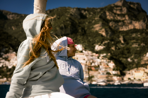 Gonga Unisex Hoodie Regular Fit Basic Cotton Pink