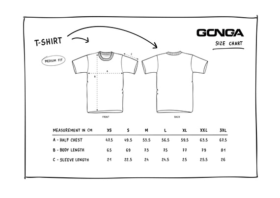 Gonga Unisex Tshirt Medium Fit Chessboard White Green Bay