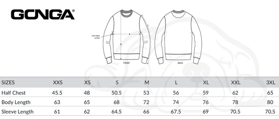 Gonga Unisex Crewneck Regular Fit Feeling Swell Majorelle Blue