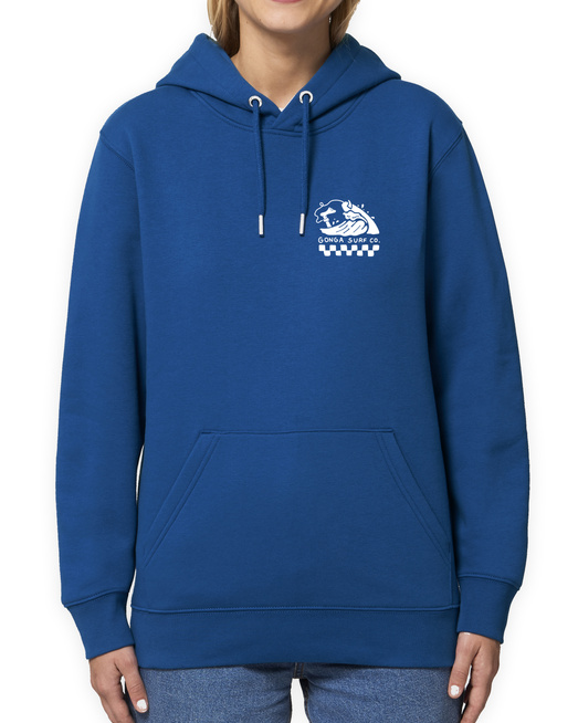 Gonga Unisex Hoodie Regular Fit Feeling Swell Majorelle Blue