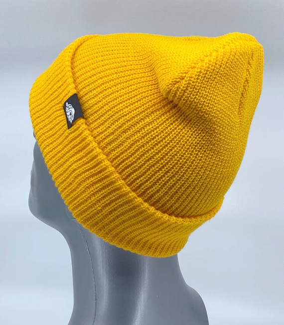 GONGA RIB BEANIE GOLDEN YELLOW black tag