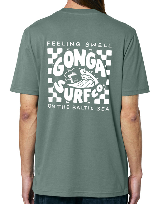 Gonga Unisex Tshirt Medium Fit Feeling Swell Green Bay