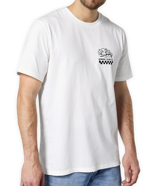 Gonga Unisex Tshirt Medium Fit Feeling Swell Off White
