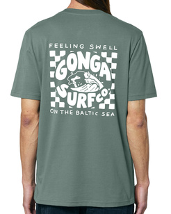 Gonga Unisex Tshirt Medium Fit Feeling Swell Green Bay