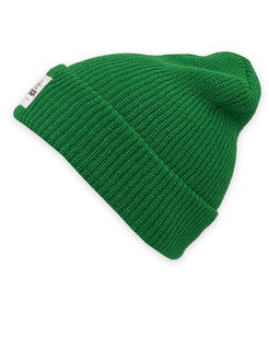 GONGA RIB BEANIE CELTIC GREEN white