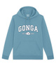 Gonga Unisex Hoodie Regular Fit Basic Atlantic Blue