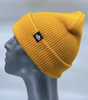 GONGA RIB BEANIE GOLDEN YELLOW black tag