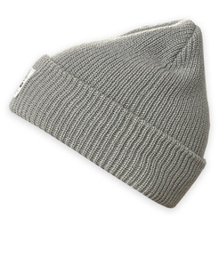 GONGA RIB BEANIE DOVE GREY white