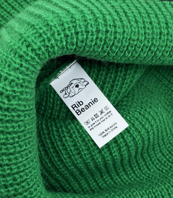 GONGA RIB BEANIE CELTIC GREEN box