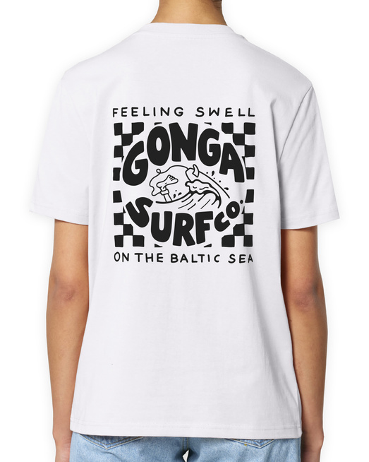 Gonga Unisex Tshirt Medium Fit Feeling Swell Off White